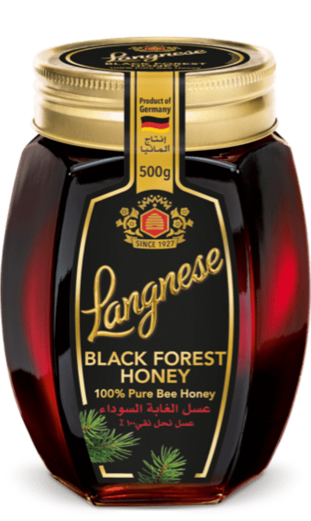 LANGNESE BEE BLACK FOREST HONEY 500G